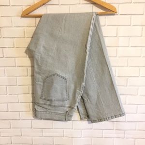 Lafayette 148 Gray Jeans Straight Leg